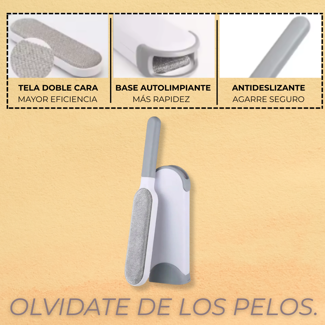 Cepillo quita-pelos + cepillo a vapor para mascotas | Kit FurryClean™