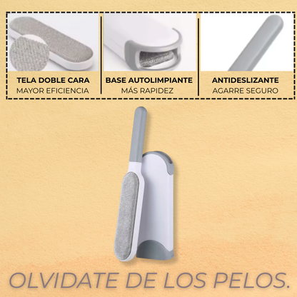 Cepillo quita-pelos + cepillo a vapor para mascotas | Kit FurryClean™