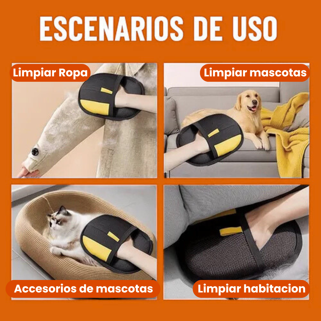 Guante Removedor de Pelos/Pelusas de Mascotas