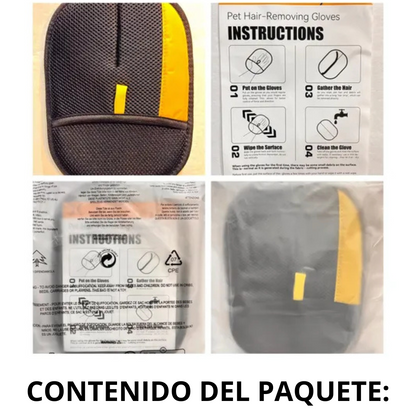 Guante Removedor de Pelos/Pelusas de Mascotas